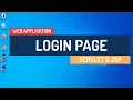 Login Form in Java Servlet and JSP Tutorial