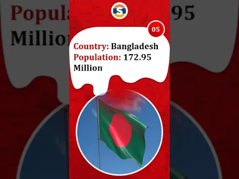 Top 10 largest countries (By Population) in Asia