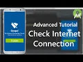 Android Check Internet Connection Advanced Tutorial code stance