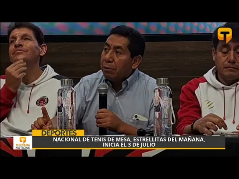 Nacional de tenis de mesa, Estrellitas del Mañana, inicia el 3 de Julio