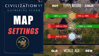 New World Age has less mountains than Old Age civ 6 advanced map settings