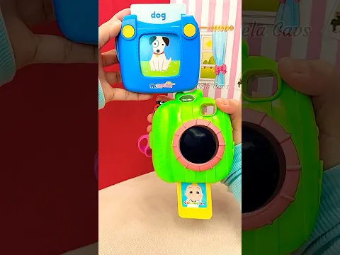 DOG, SAY CHEESE #Msrachel Talking Flash Cards & Cocomelon Camera #shorts #toys #viral #trending