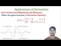 How to Find Local Maximum and Minimum of Piecewise Function l Critical Point