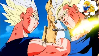 goku vs majin vegeta was the og battle of the larp