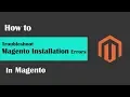 Magento 2 Beginner Class Lesson Troubleshooting Magento Installation Errors