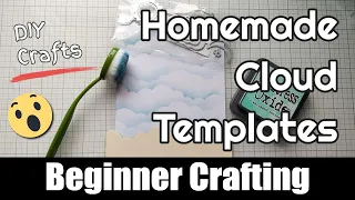 How to make a laminated cloud template for your card backgrounds