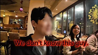POV: A Stranger Joins Your Dinner