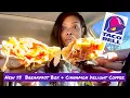 TACOBELL NEW 5 BREAKFAST BOX CINNAMON DELIGHT COFEE Food Review