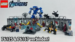 Für 30€ mal ein faires Marvel Set 👍 | LEGO Avengers "Iron Man Armory" Review! (76167) | +Set 76125