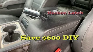Console latch Open and Replace
