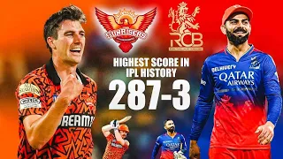  ipl match highlights srh vs rcb 287 3 highest score in ipl matches ipl best matches