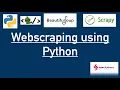Webscraping Tutorial using Python