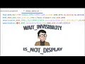 Web Automation Tutorial Using WAIT - INVISIBILITY Action and IS