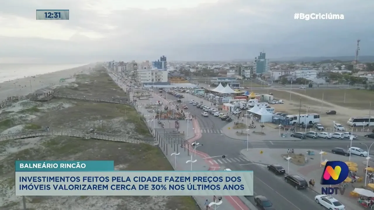 Investimentos no Balneário Rincão fazem preço dos imóveis valorizarem 30% nos últimos anos