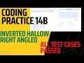coding practice 14 B hallow inverted right angled triangle NXTWAVE CCBP