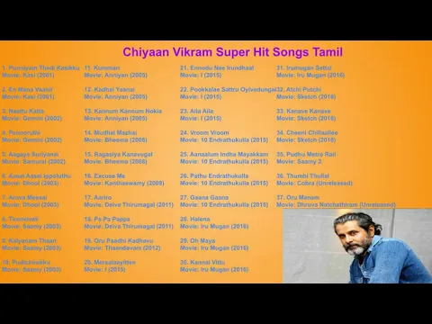 Download MP3 Chiyaan Vikram Best Tamil Hits | Tamil Songs | Vikram Songs