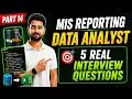 5 Real SQL Interview Questions MIS Reporting Data Analyst Interview Part 14