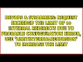 Request exceeded the limit of 10 internal redirects due to probable configuration error Use