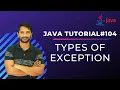 Types of Exception Exception Handling Java Programming In Hindi