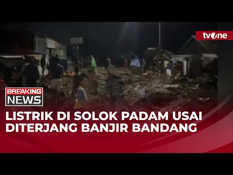 Masyarakat Bingung Mencari Tempat Berlindung usai Banjir Bandang di Solok