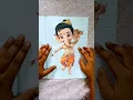 Creative 3D Lord Ganesha Craft Drawing on Notebook Incredible Mini Art