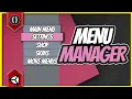 How to Manage Your Menus Unity Tutorial