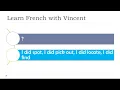Learn French I Exercise I Passe compose