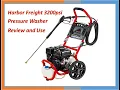 Harbor Freight 3200psi Pressure Washer Review and Use