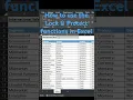 MS Excel - How to use Lock Protect to protect certain parts of a sheet Need 2 Know