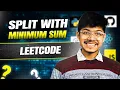 Split With Minimum Sum Addition Rule Leetcode-2578