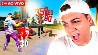 🔴 AO VIVO - RUSH ETERNO! FREITAS FREE FIRE 💙