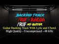 /Rif - Radja -  Backing track (No Guitar)