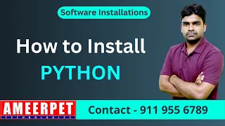 How to Download and Install Python Ameerpet Technologies By Srinivas
