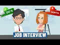 Job Interview Do s Don ts Learn English Conversation to Improve your Listening Speaking Skills