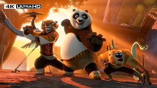 the dragon warrior helps save small village 4k kung fu panda 2