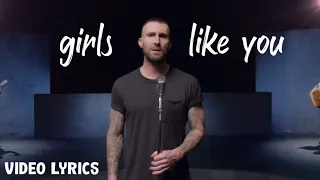 Download Maroon 5 - Girls Like You (video Lyrics) ft.Cardi B MP3