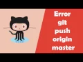 Error Git Push Origin Master - Fix Refusing to Merge Unrelated Histories