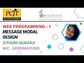 Design view message modal in admin panel using HTML CSS JavaScript and Bootstrap Web Task 47