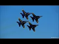 Blue Angels F-18 Super Hornet Vertical Break Barrel Roll Break Burner 270 S F Fleet Week
