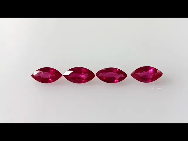 Marquise Cherry Red Ruby