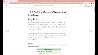 Daniel Liang Guide and Tips for Java Chapter 19