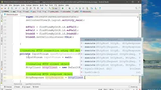 Android Tutorial Part 2 Accessing web service using HTTP GET method