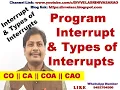Program Interrupt and its Types Interrupt Program Interrupt in Computer Architecture CO CA