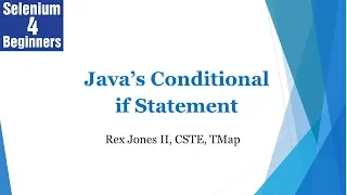 Java s Conditional If Statement 15