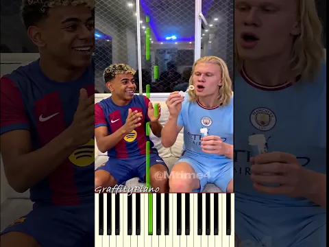 Haaland vs Yamal  Bubble Edition #football #haaland #parody Piano Tutorial