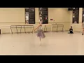 Don Quixote rehearsal with Principal dancer Nao Ota