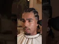 Freshly braided taper fade