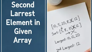 2 Second Largest Element Python Coding Interview Question