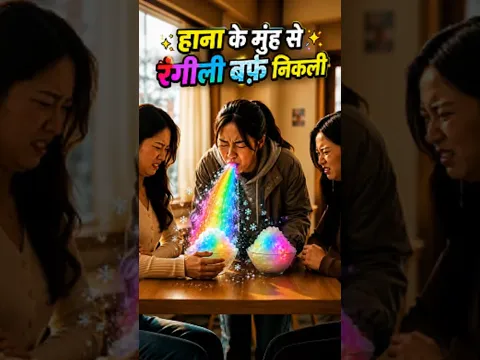😍Hana के मुह से रंगीली बर्फ निकली🌈😱| #kdrama #shorts