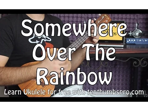 Download MP3 Somewhere Over The Rainbow - Easy Beginner Ukulele Tutorial - Iz